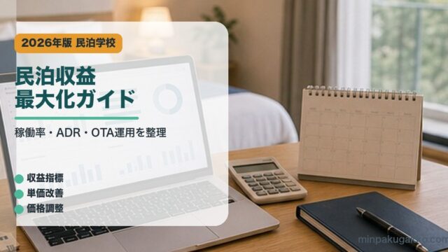 民泊収益最大化ガイドのアイキャッチ画像