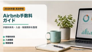 Airbnb手数料ガイドのアイキャッチ画像