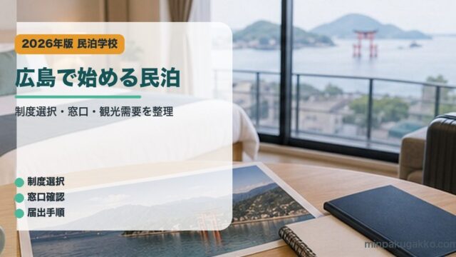 広島で始める民泊のアイキャッチ画像
