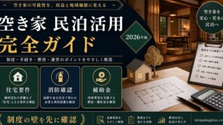 空き家 民泊活用 完全ガイド Image2完成デザイン