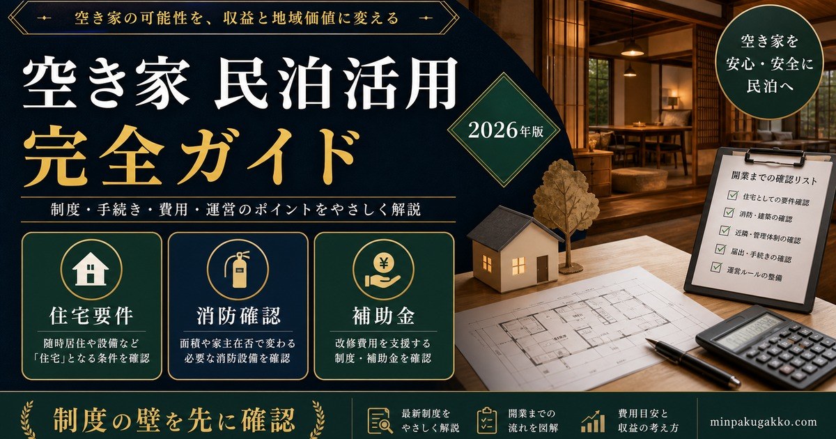 空き家 民泊活用 完全ガイド Image2完成デザイン