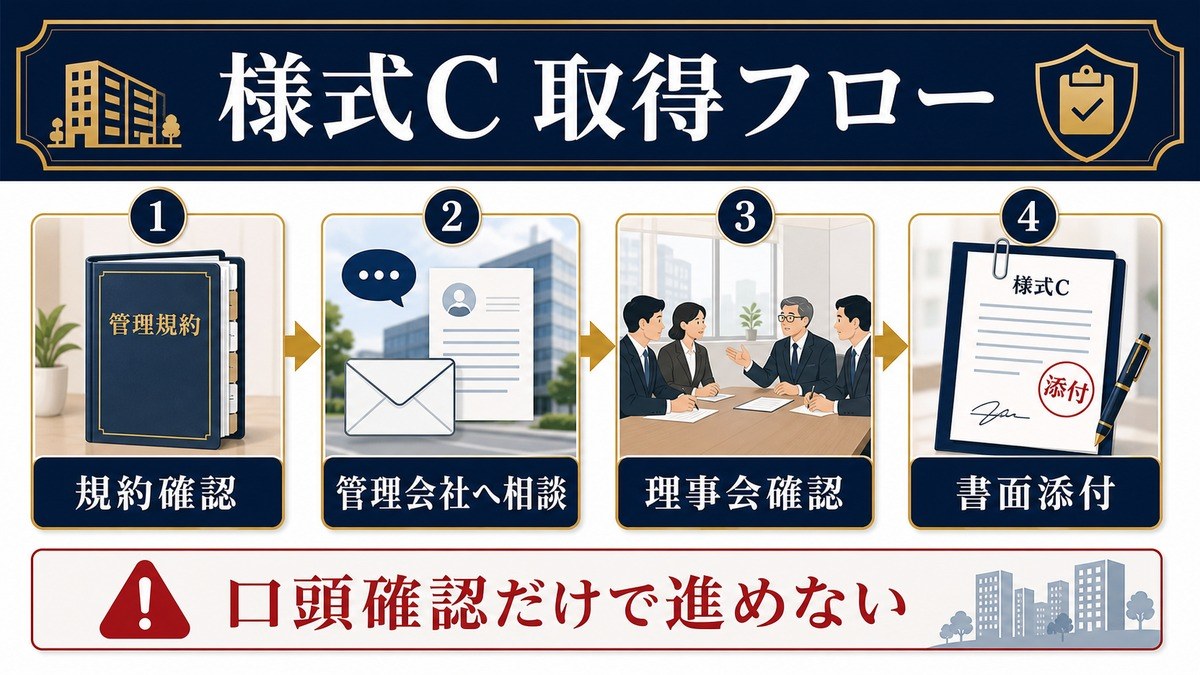 マンション民泊 様式C 取得フロー Image2完成デザイン