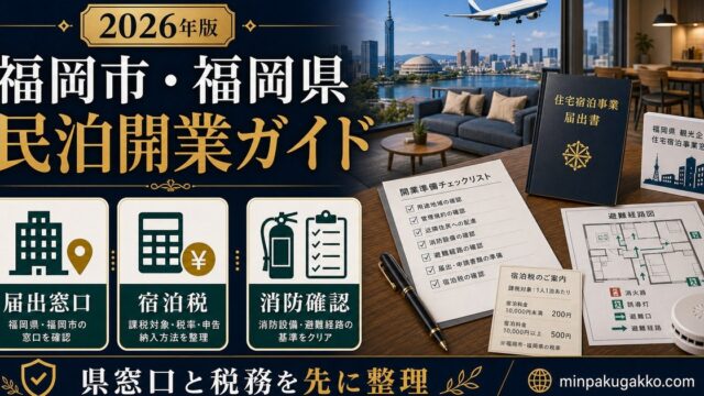 福岡市 福岡県 民泊開業ガイド Image2完成デザイン