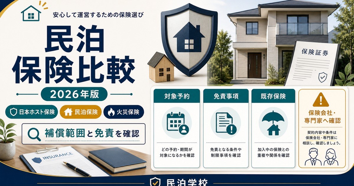 民泊 保険比較 2026 Image2完成デザイン