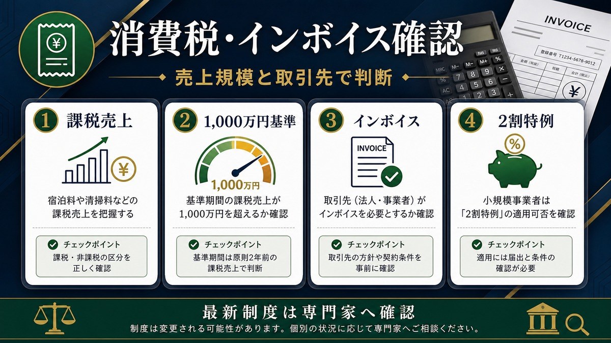 民泊 消費税インボイス確認 Image2完成デザイン