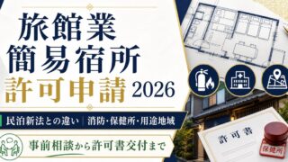 旅館業 簡易宿所 許可申請 2026 Image2完成デザイン