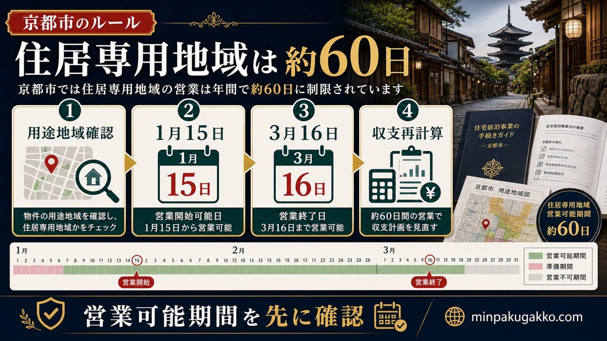京都市住居専用地域の約60日制限 Image2完成デザイン