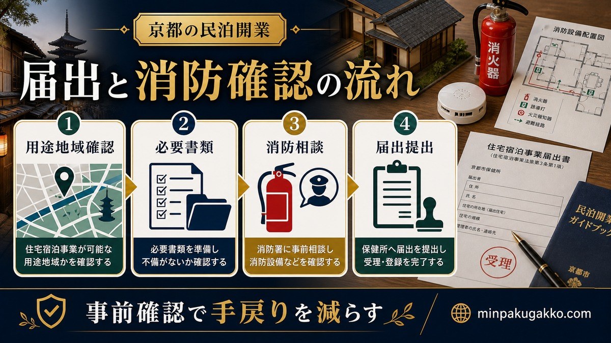 京都市民泊の届出と消防確認の流れ Image2完成デザイン