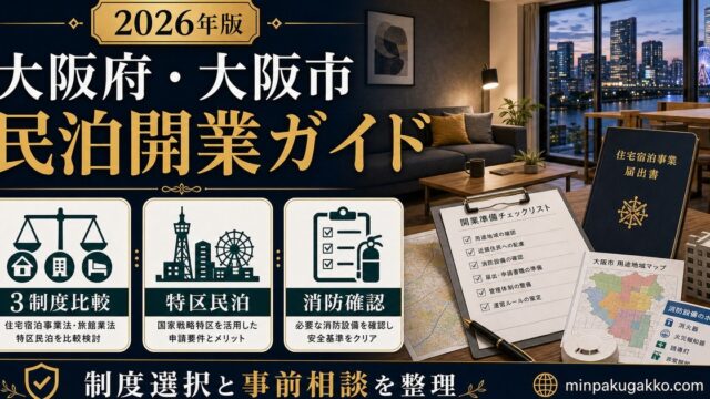 大阪府 大阪市 民泊開業ガイド Image2完成デザイン