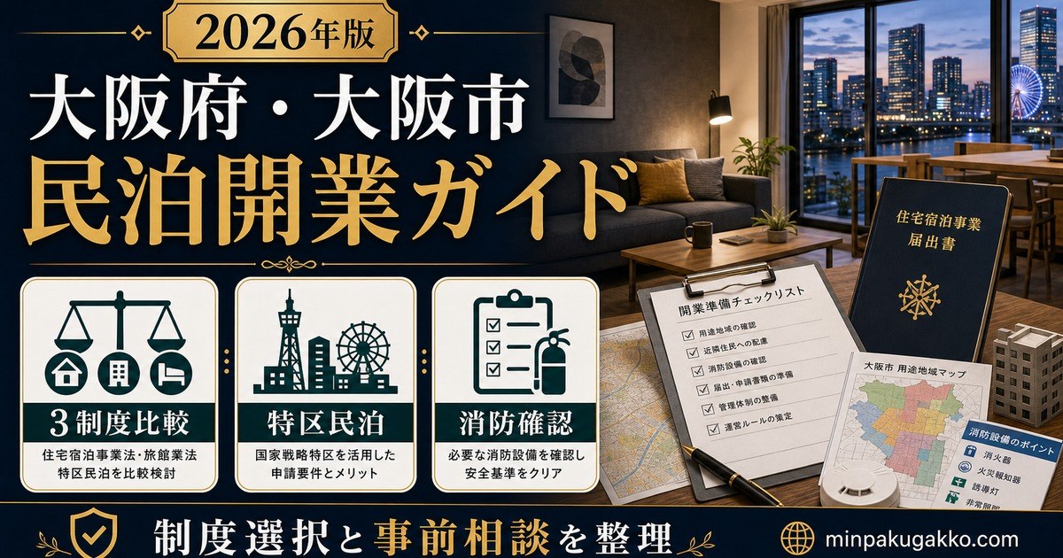 大阪府 大阪市 民泊開業ガイド Image2完成デザイン