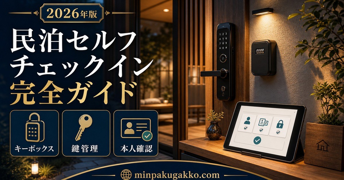 民泊セルフチェックイン完全ガイド Image2完成デザイン
