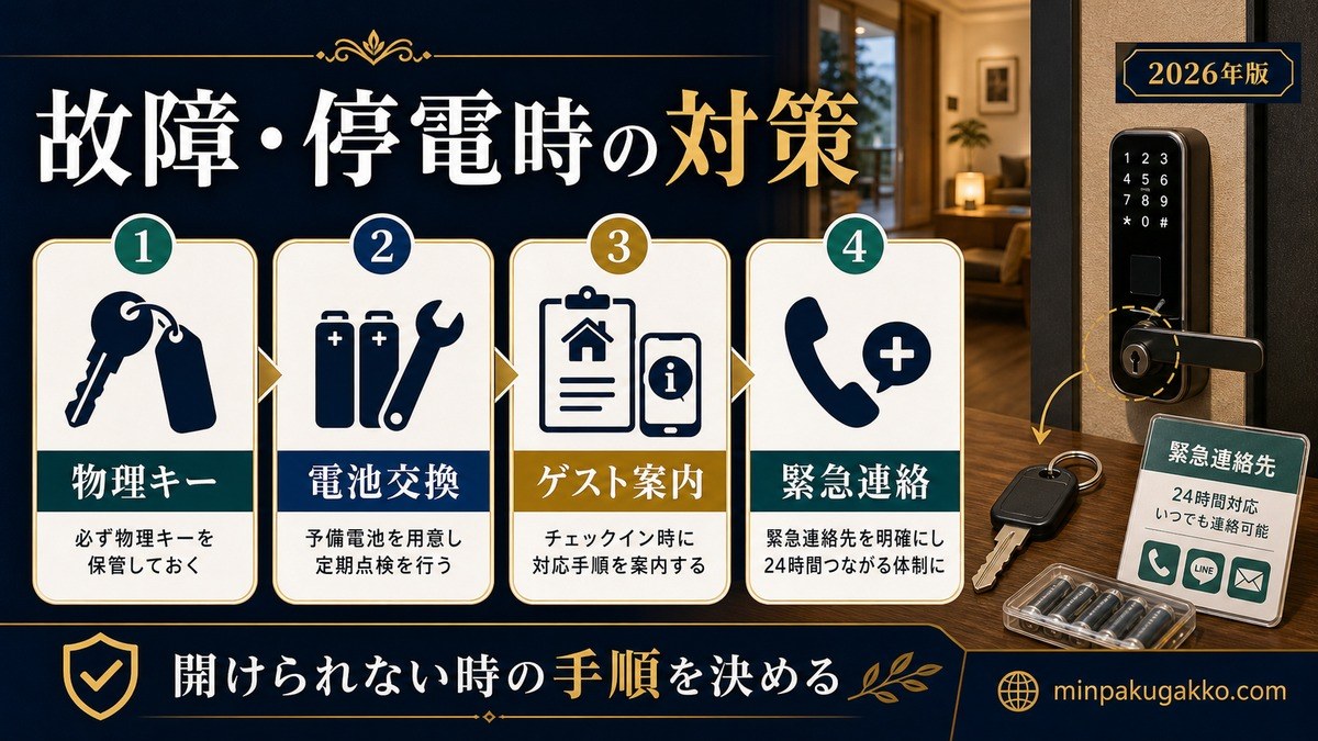 スマートロック 停電故障時の対策 Image2完成デザイン