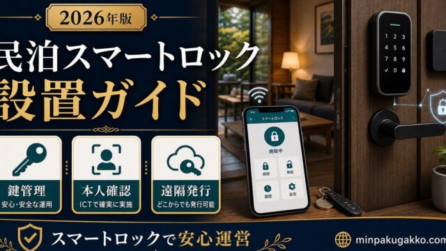 民泊スマートロック設置ガイド Image2完成デザイン