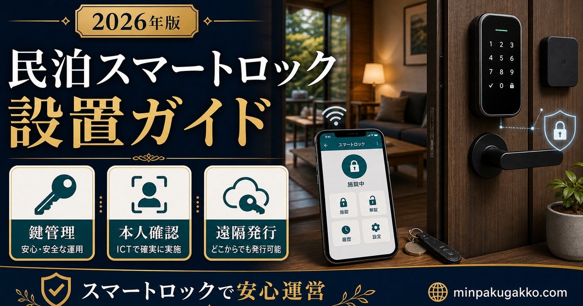 民泊スマートロック設置ガイド Image2完成デザイン