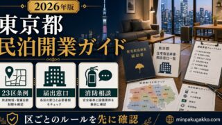 東京都 民泊開業ガイド Image2完成デザイン