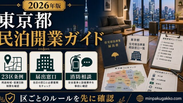 東京都 民泊開業ガイド Image2完成デザイン