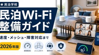 民泊Wi-Fi整備ガイド 速度・メッシュ・障害対応まで