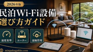 民泊Wi-Fi設備選び方ガイド Image2完成デザイン