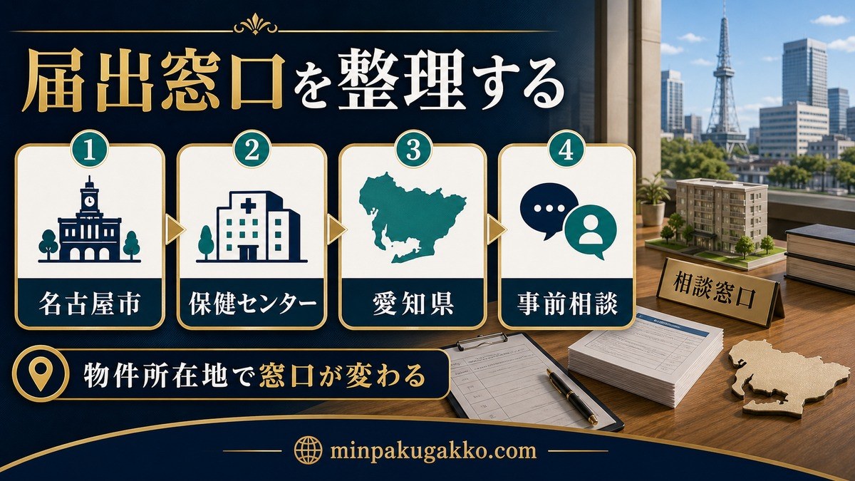名古屋市 愛知県 民泊届出窓口の整理 Image2完成デザイン