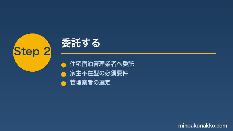 minpaku-hizukyusha-foreign-owner-2026 Step2 委託する