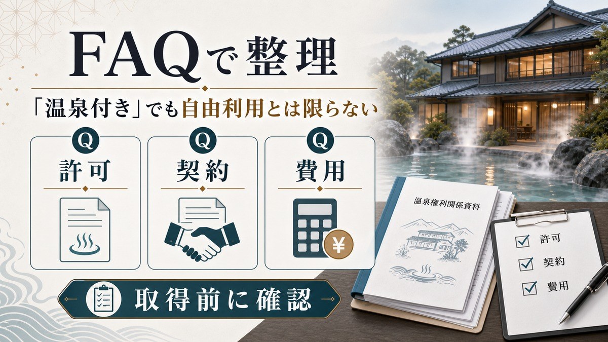 よくある質問（FAQ）の要点を整理した図解