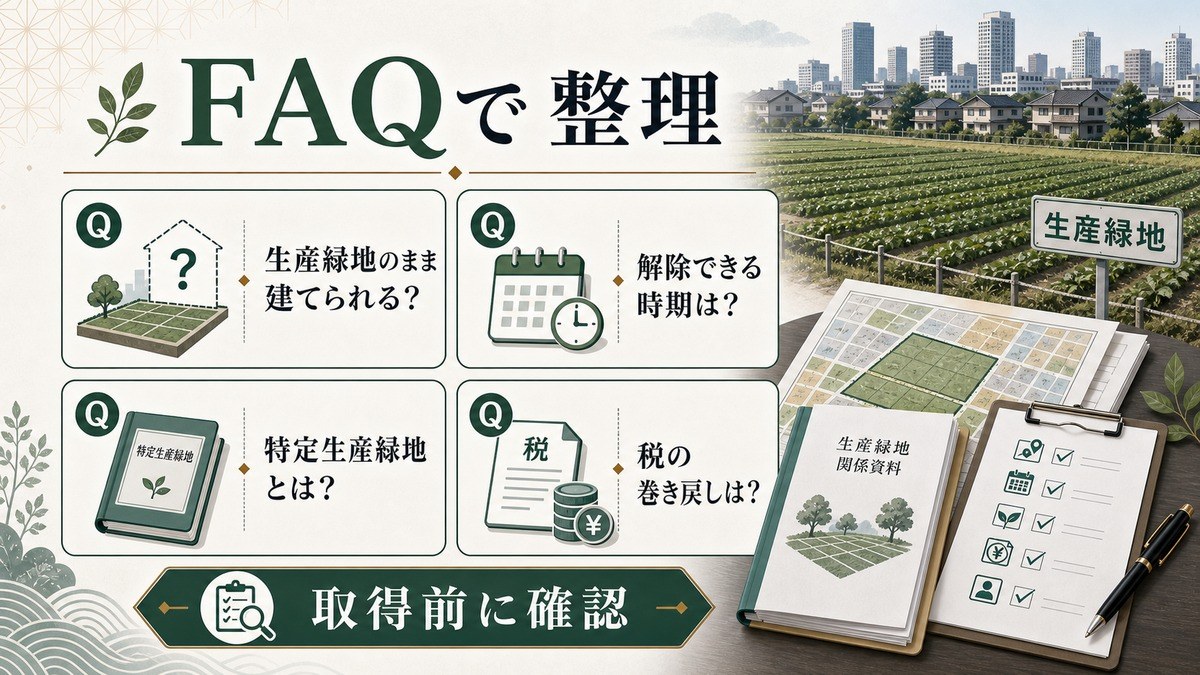 よくある質問（FAQ）の要点を整理した図解