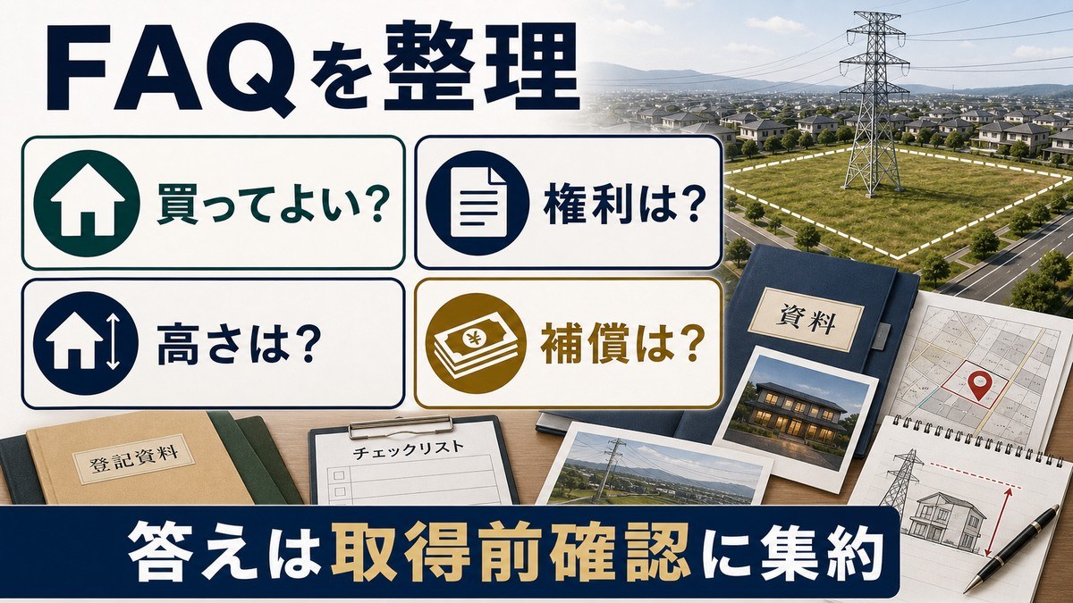 よくある質問(FAQ)の要点を整理した図解