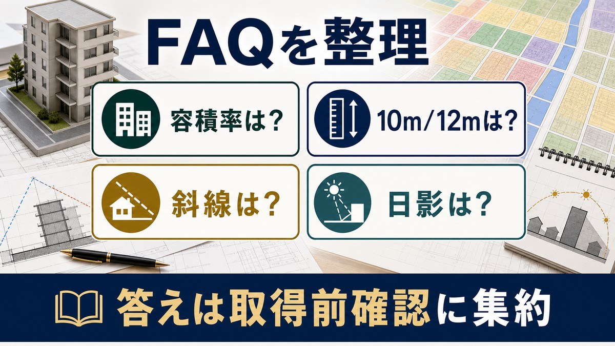 よくある質問（FAQ）の要点を整理した図解