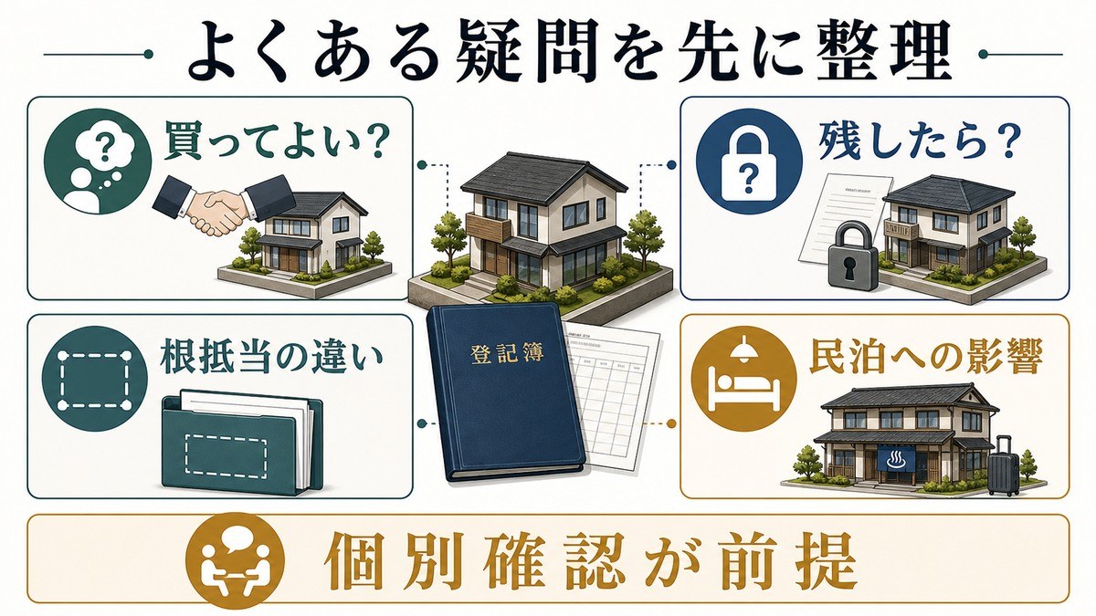 よくある質問(FAQ)の要点を整理した図解