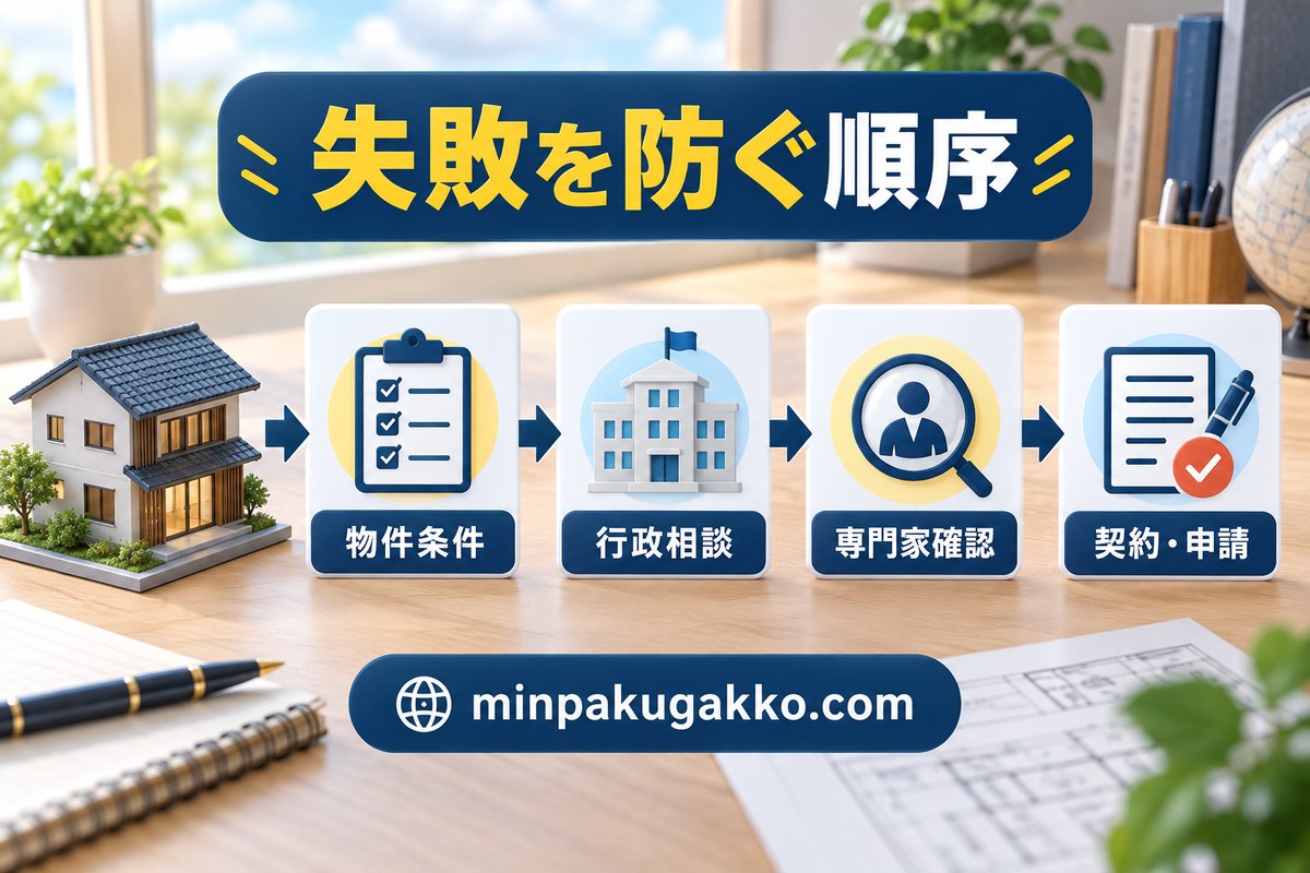 茨城県の民泊開業で失敗を防ぐ確認順序